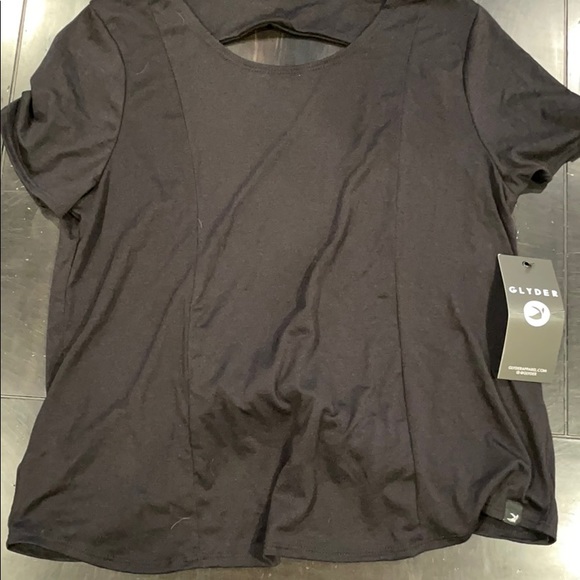 NWT Glyder UPLIFT TEE: BLACK, size Medium - Picture 3 of 5